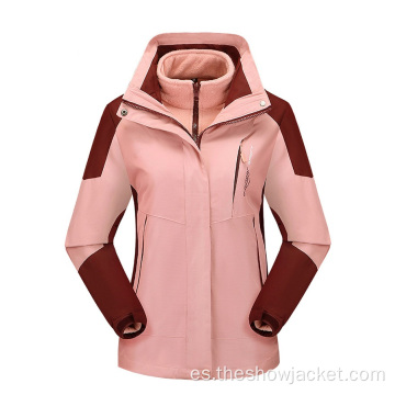 Abrigo de invierno personalizado 3in1 Interchange Jacket para mujer